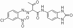 Пигмент-наранџаста-36-Молекуларна структура